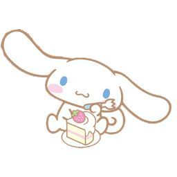 ภาพวาดระบายสี Cinnamoroll