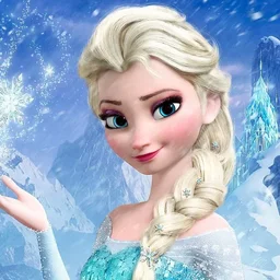 ภาพวาดระบายสี Elsa