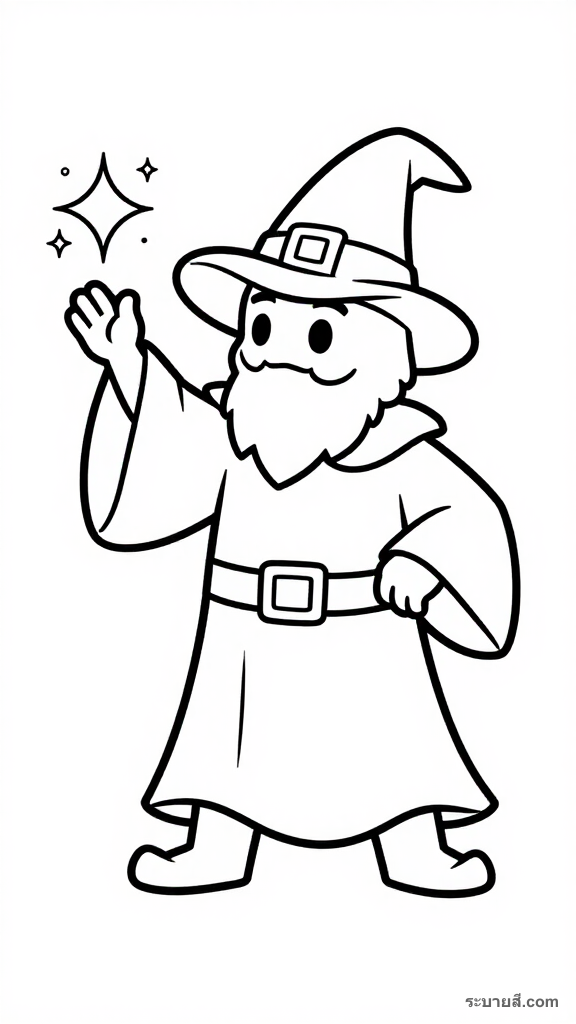 ภาพวาดระบายสี Halloween 4